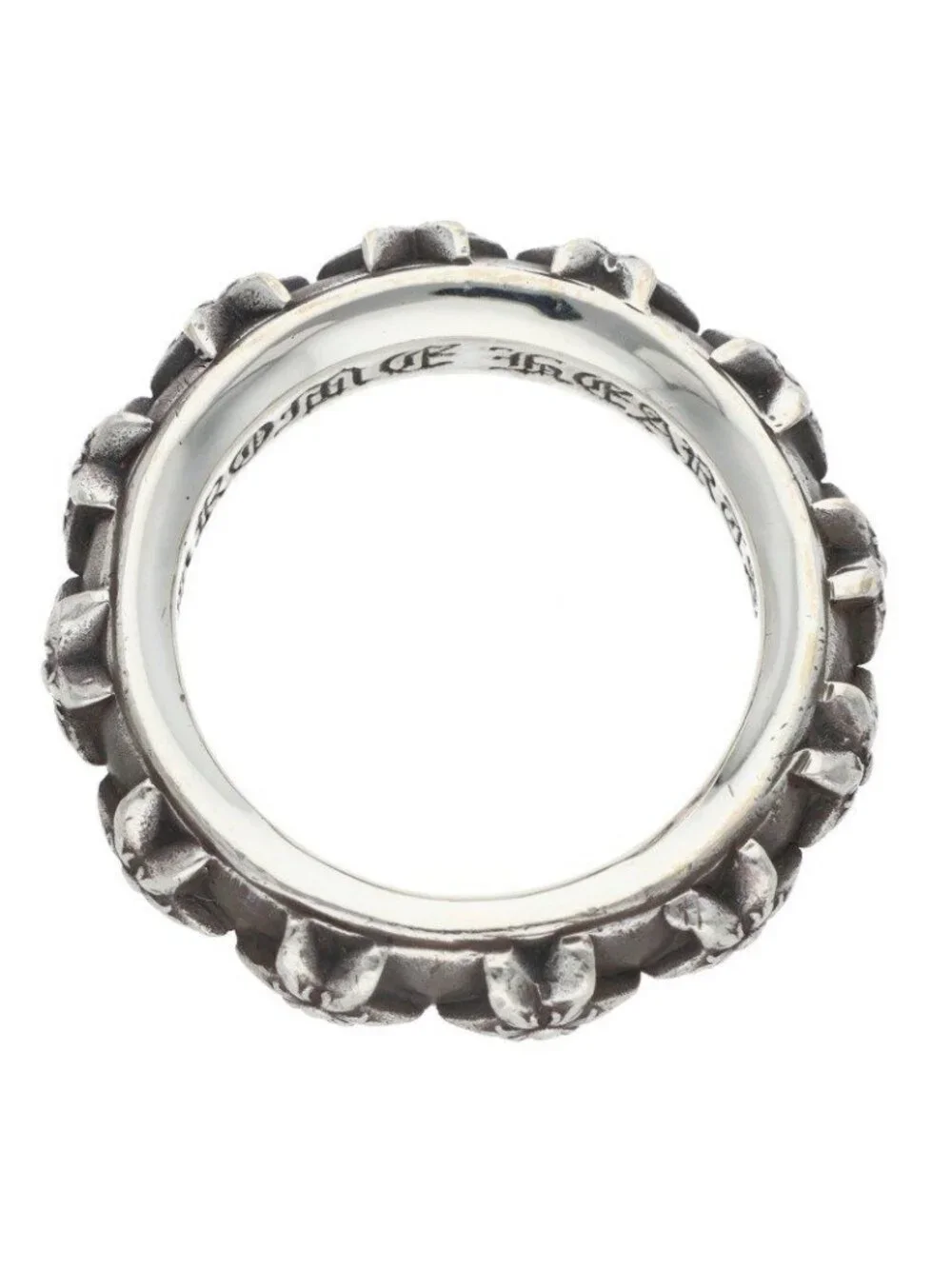 Chrome Hearts Star Band Silver Ring
